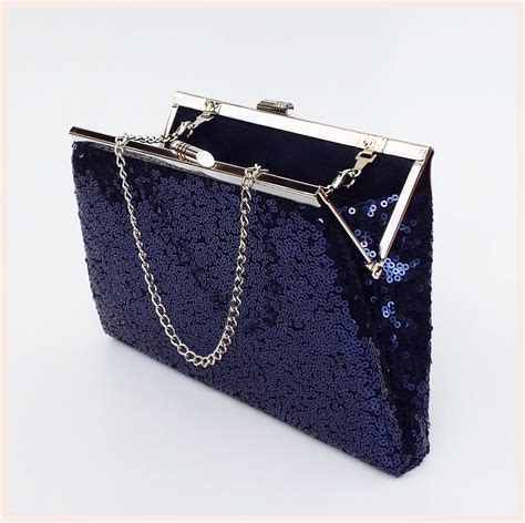 navy blue clutch purse|handbags evening clutches blue.